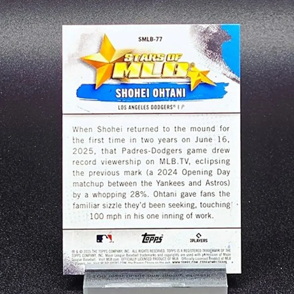 Shohei Ohtani Titans of the Game Bowman Stars MLB Los Angeles Dodgers Star